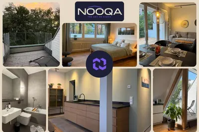 Grundriss der Unterkunft NOOQA Duisburg - Living Collection - Parkplatz, Smart TV, Küche, voll ausgestattet