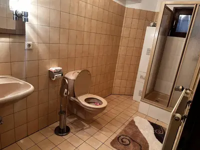 Ein Badezimmer in der Unterkunft Apartment in Dortmund