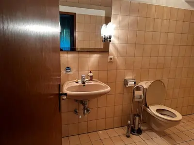 Ein Badezimmer in der Unterkunft Apartment in Dortmund