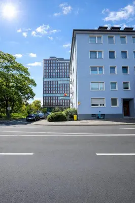 Das Gebäude in dem sich die Ferienwohnung befindet