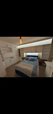 Ein Bett oder Betten in einem Zimmer der Unterkunft Zentral Duisburg Neudorf 3