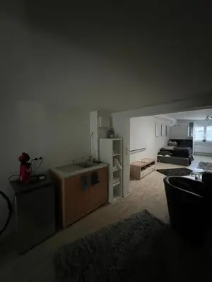 Küche/Küchenzeile in der Unterkunft Gemütliches, barrierefreies Apartment in Dortmund-Brackel, Ruhige Lage, nur 5 Minuten zum Flughafen Dortmund