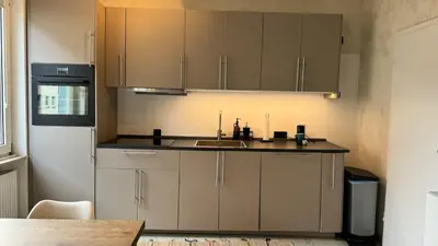 Küche/Küchenzeile in der Unterkunft Charming 2-room apartment