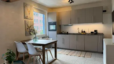 Küche/Küchenzeile in der Unterkunft Charming 2-room apartment