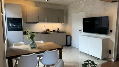 Küche/Küchenzeile in der Unterkunft Charming 2-room apartment