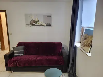 Ein Sitzbereich in der Unterkunft Light & Loft Apartment