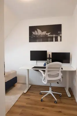 TV/Unterhaltungsangebot in der Unterkunft Stilvolles Apartment Nähe Messe & Uniklinikum