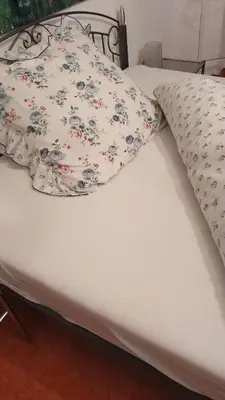 Ein Bett oder Betten in einem Zimmer der Unterkunft Kleines Apartment für 1 Person