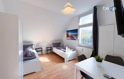 Ein Sitzbereich in der Unterkunft BEGE APARTMENTS WorkSuite