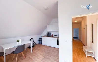 Küche/Küchenzeile in der Unterkunft BEGE APARTMENTS WorkSuite