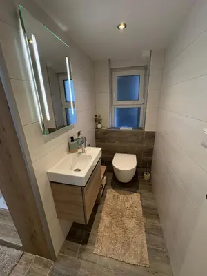 Ein Badezimmer in der Unterkunft LippeStay - Modernes Apartment für 2