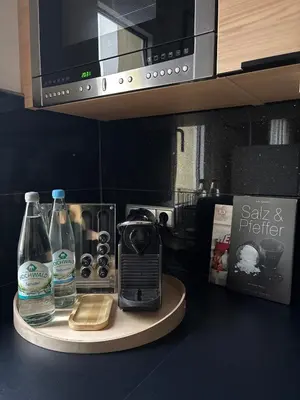 Küche/Küchenzeile in der Unterkunft Exclusives Apartment in Essen Rüttenscheid