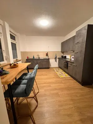 Küche/Küchenzeile in der Unterkunft A&V Apartments Hemer Nähe Lungenklinik 2