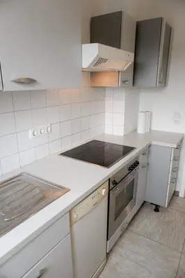 Küche/Küchenzeile in der Unterkunft M House Do - Cozy Room - ideal für 1 Person