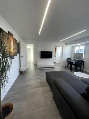 TV/Unterhaltungsangebot in der Unterkunft Bei Pina - Business apartment nahe Düsseldorf