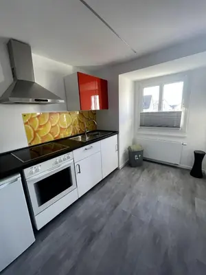 Küche/Küchenzeile in der Unterkunft Bei Pina - Business apartment nahe Düsseldorf