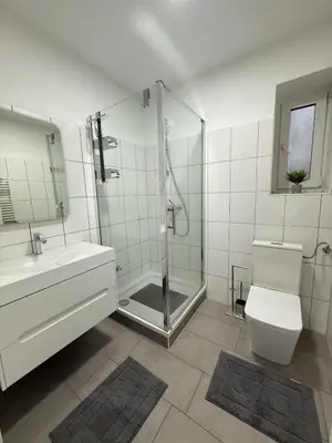 Ein Badezimmer in der Unterkunft City-Apartment - zentral mit schöner Terrasse