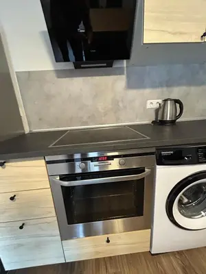 Küche/Küchenzeile in der Unterkunft CityNest Recklinghausen