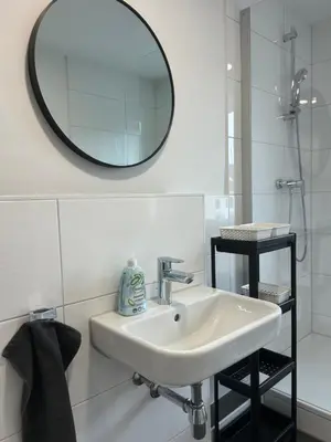Ein Badezimmer in der Unterkunft CityNest Recklinghausen