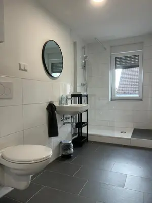 Ein Badezimmer in der Unterkunft CityNest Recklinghausen