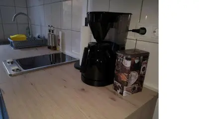 Küche/Küchenzeile in der Unterkunft Charmantes Haus-im-Haus Apartment mit eigenem Hauseingang