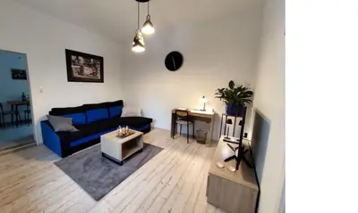 Ein Sitzbereich in der Unterkunft Charmantes Haus-im-Haus Apartment mit eigenem Hauseingang