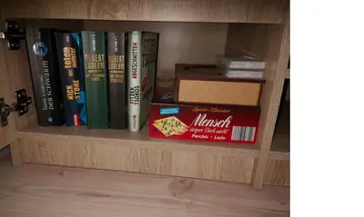 Die Bibliothek in der Ferienwohnung