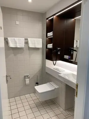 Ein Badezimmer in der Unterkunft Tagungshotel Haus Villigst