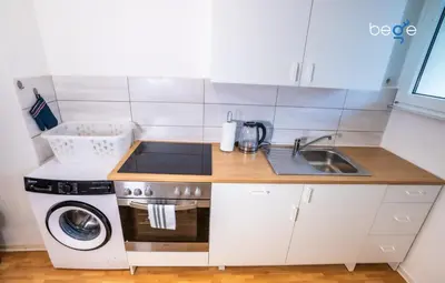 Küche/Küchenzeile in der Unterkunft BEGE APARTMENTS FlatLab