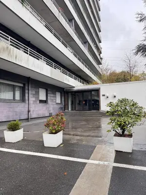 Das Gebäude in dem sich die Ferienwohnung befindet