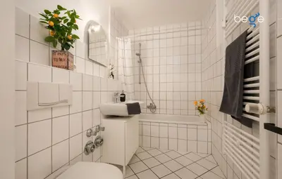 Ein Badezimmer in der Unterkunft BEGE APARTMENTS LoftWork