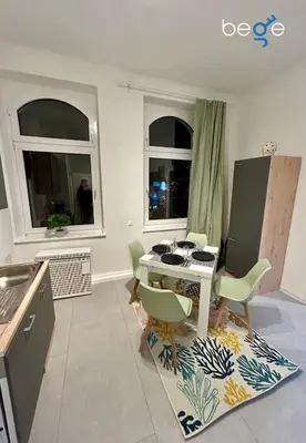 Ein Sitzbereich in der Unterkunft BEGE APARTMENTS ZenSpace