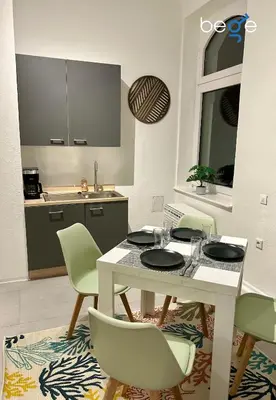 Küche/Küchenzeile in der Unterkunft BEGE APARTMENTS ZenSpace