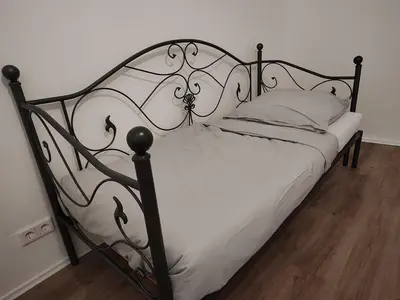 Ein Bett oder Betten in einem Zimmer der Unterkunft LivingStation Essen R1 bis R4
