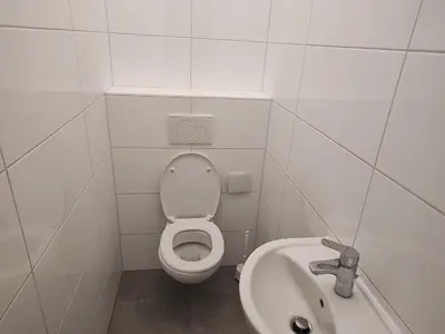 Ein Badezimmer in der Unterkunft LivingStation Essen R1 bis R4