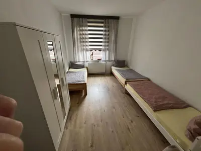 Ein Bett oder Betten in einem Zimmer der Unterkunft Speedstay Marxloh