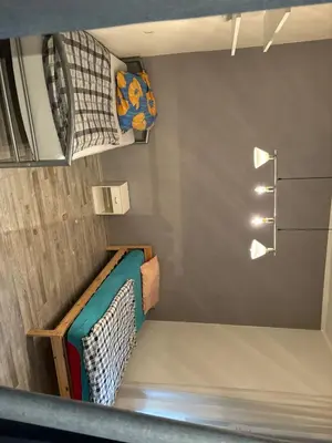 Ein Bett oder Betten in einem Zimmer der Unterkunft Speedstay Marxloh