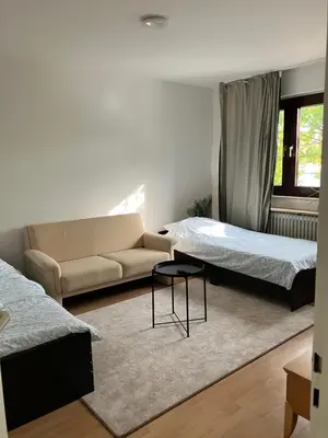 Ein Bett oder Betten in einem Zimmer der Unterkunft Einfaches Zimmer zum Wohlfühlen WG-Zimmer