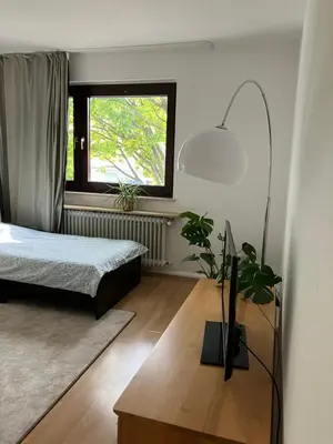 Ein Bett oder Betten in einem Zimmer der Unterkunft Einfaches Zimmer zum Wohlfühlen WG-Zimmer
