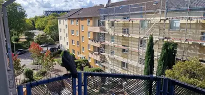 Das Gebäude in dem sich die Ferienwohnung befindet