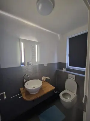 Ein Badezimmer in der Unterkunft Hotel Haus Niggemann