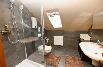 Ein Badezimmer in der Unterkunft Haus Thomas Penthouse Deluxe
