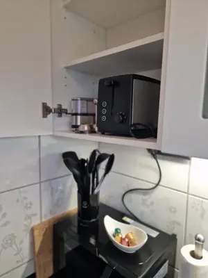 Küche/Küchenzeile in der Unterkunft Linda's Appartement