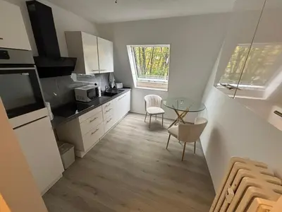 Küche/Küchenzeile in der Unterkunft Entspannung in Duisburg Neudorf