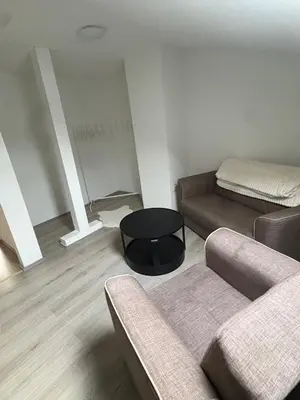 Ein Sitzbereich in der Unterkunft Entspannung in Duisburg Neudorf