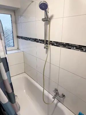 Ein Badezimmer in der Unterkunft Ruhr Business Apartments Essen Apartment mit 7 Einzelbetten