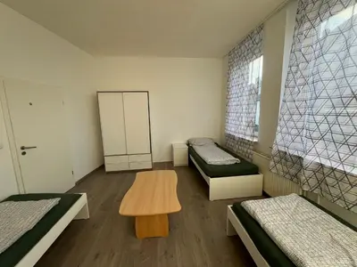 Ein Sitzbereich in der Unterkunft Monteurwohnung Remscheid