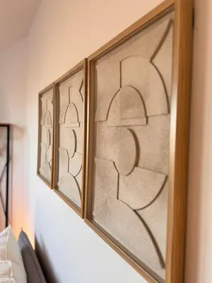 Ein Sitzbereich in der Unterkunft Cozy Apartment Wolke 3