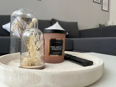 Ein Sitzbereich in der Unterkunft Gemütliche, zentrale Wohnung nahe Uni & Düsseldorf