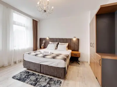 Ein Bett oder Betten in einem Zimmer der Unterkunft Lakeside Base in Oberhausen